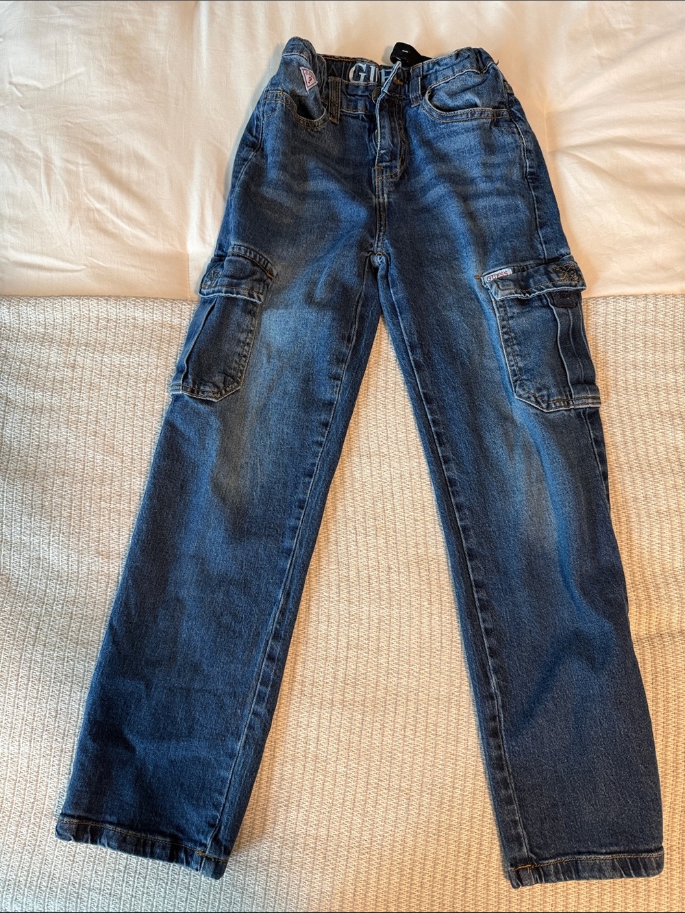 Guess Boys Blue Cargo Jeans